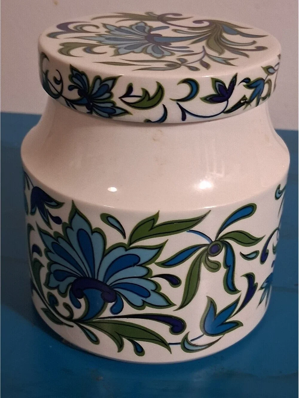 Midwinter Fine Tableware Ceramic Jar with Floral Design